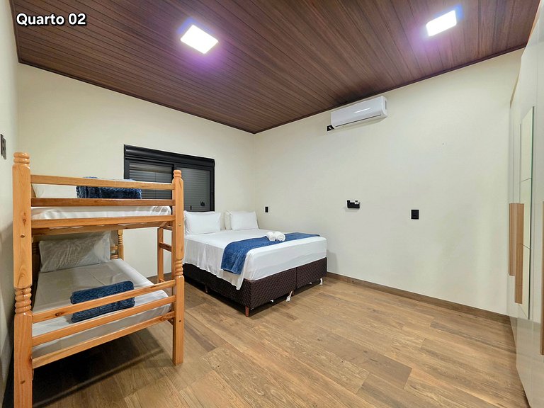 Casa 2 Quartos 2 WC Bairro tranquilo 6 min centro