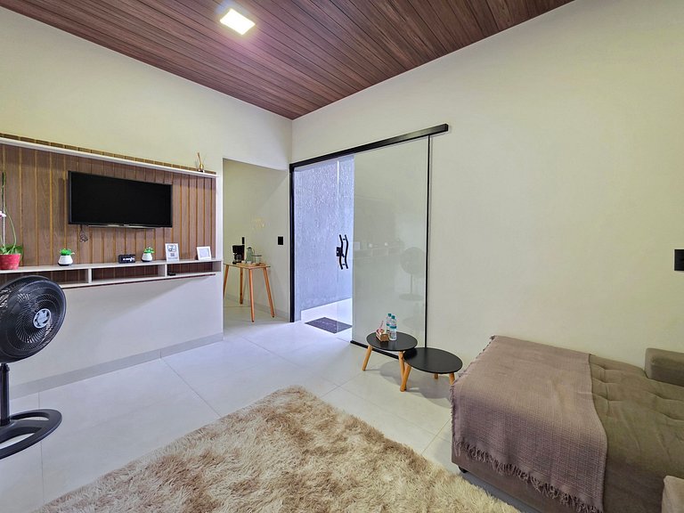 Casa 2 Quartos 2 WC Bairro tranquilo 6 min centro