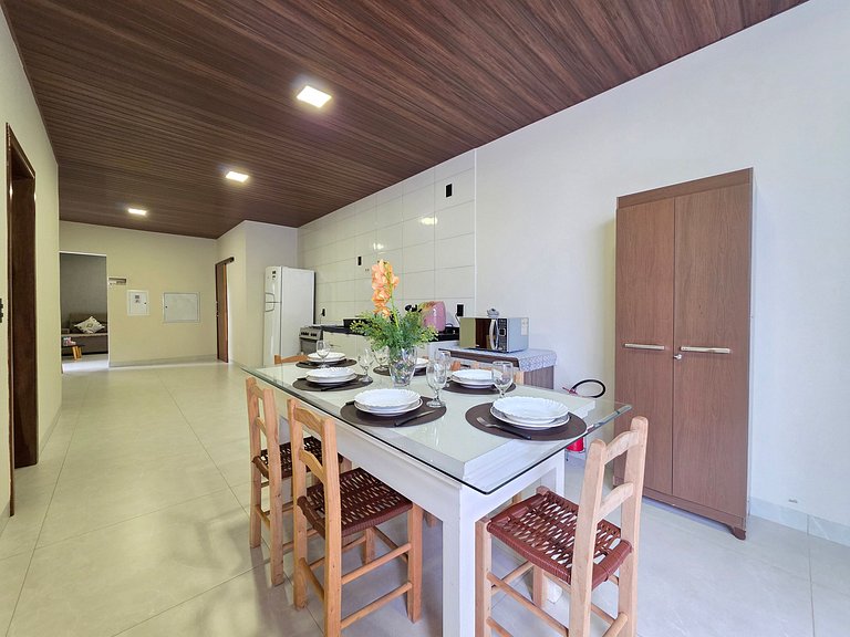Casa 2 Quartos 2 WC Bairro tranquilo 6 min centro