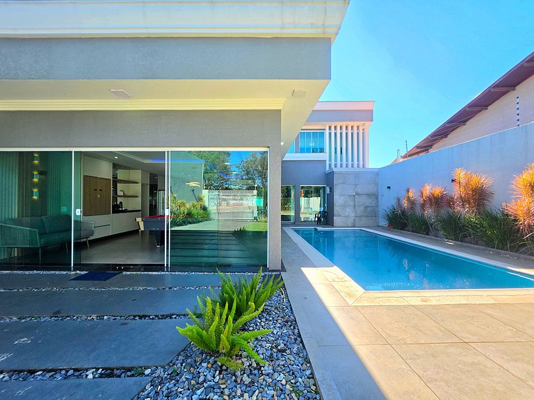 Casa 3 Suítes Lazer piscina e sinuca prox Centro