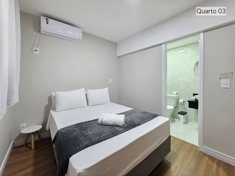 Apt 602 com 3 quartos 10min Paraguai e 5min centro