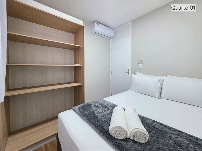 Apt 602 com 3 quartos 10min Paraguai e 5min centro
