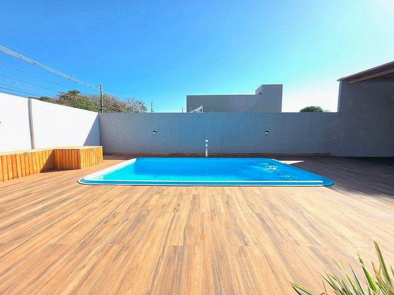 Casa 3 Quartos Piscina Quintal grande 5 min Centro