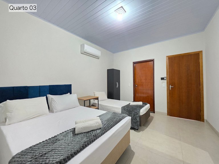 Casa 3 Quartos Piscina Quintal grande 5 min Centro