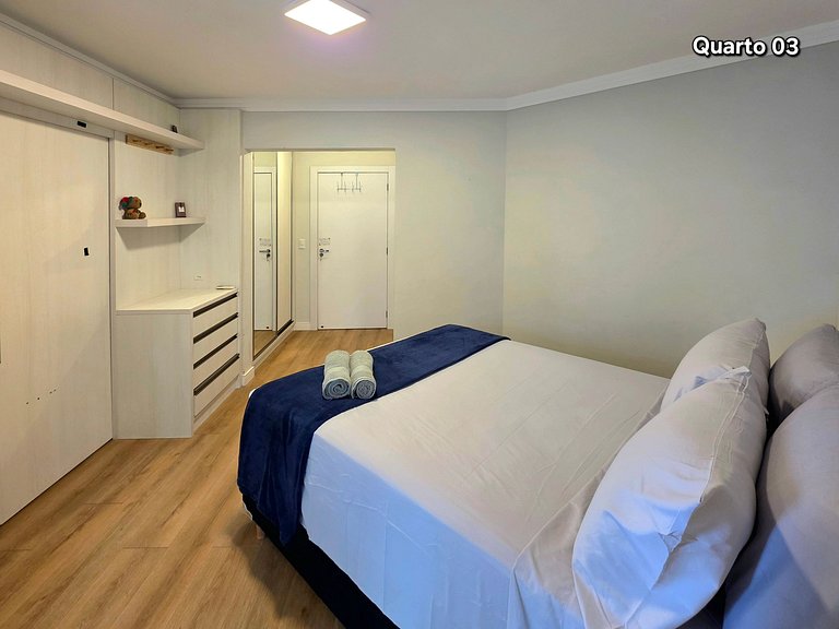 Apt 03 Quartos Poucos Passos do Mar em Meia Praia