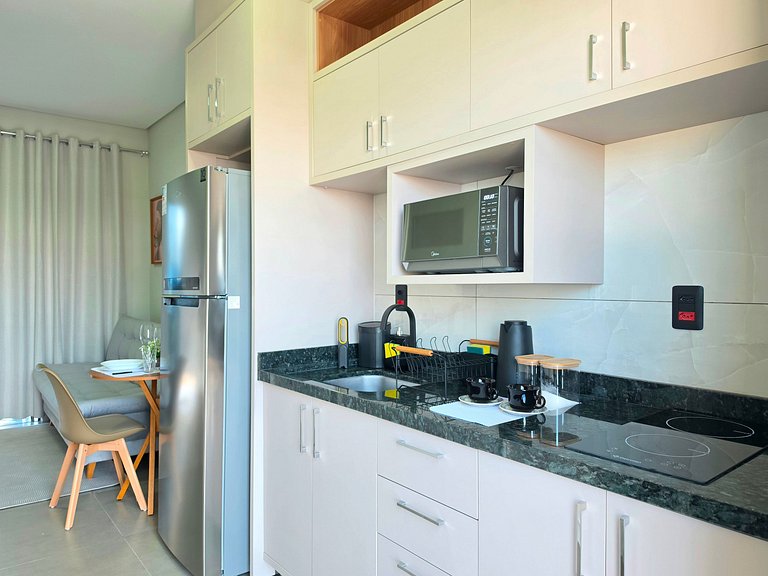Apartamento 205 Novíssimo e Charmoso a 10 min Cent