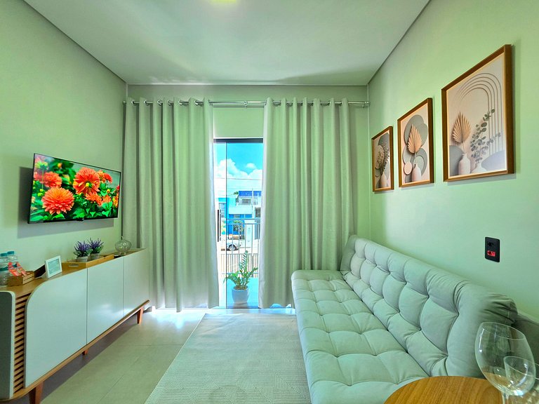 Apartamento 205 Novíssimo e Charmoso a 10 min Cent