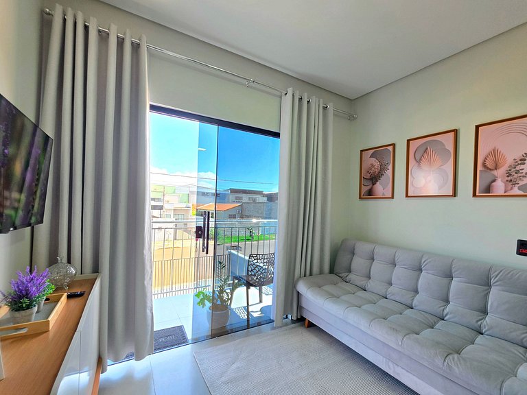 Apartamento 205 Novíssimo e Charmoso a 10 min Cent