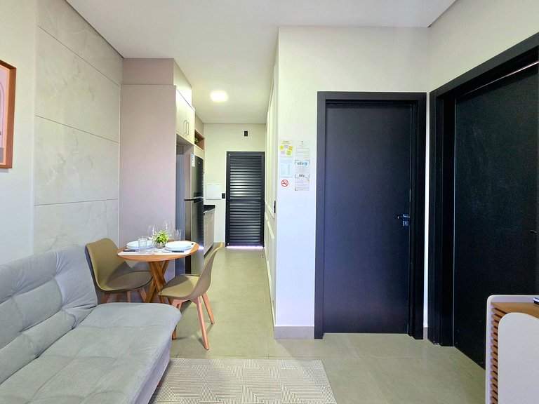 Apartamento 205 Novíssimo e Charmoso a 10 min Cent