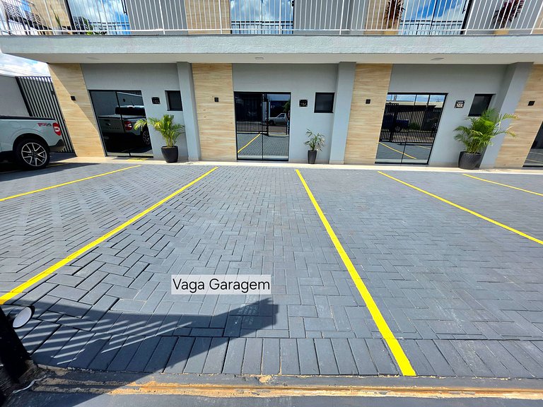 Studio 104 novo confortável | Térreo 10min Centro