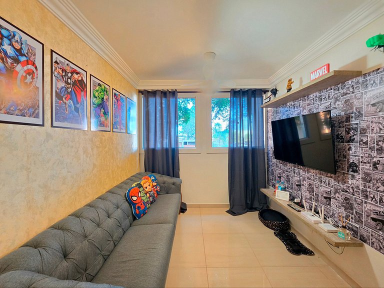 Apto Marvel | 03 Quartos em Condominio