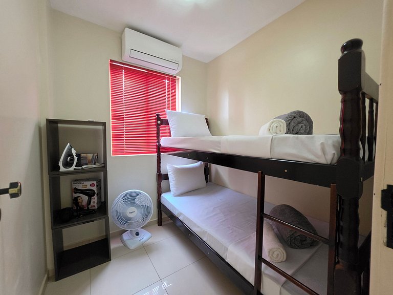 Apt 3 Quartos - 10 min Centro em Condominio