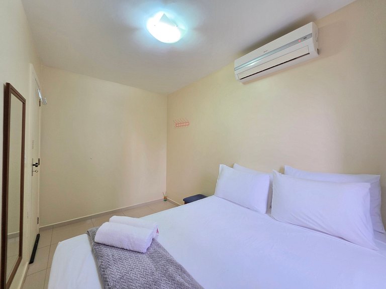 Apt 3 Quartos - 10 min Centro em Condominio
