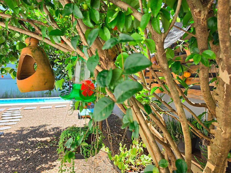 Casa para 8 pessoas com Piscina localização tranqu