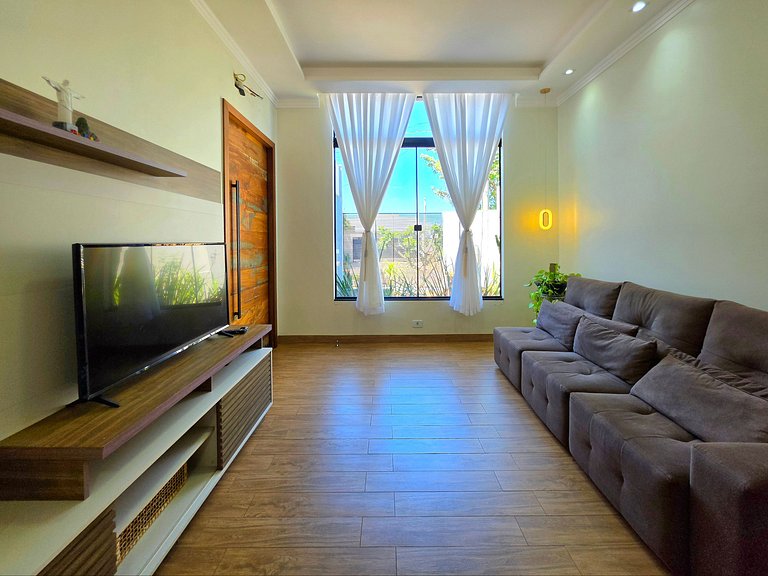 Casa para 8 pessoas com Piscina localização tranqu