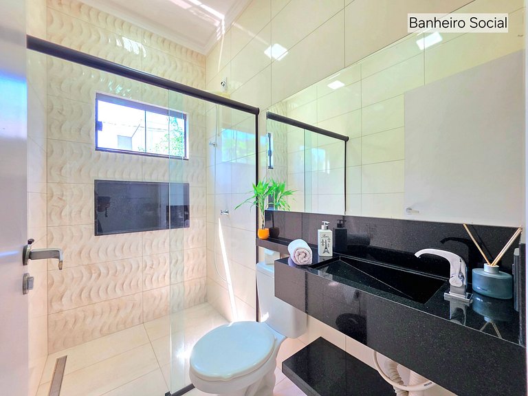 Casa para 8 pessoas com Piscina localização tranqu