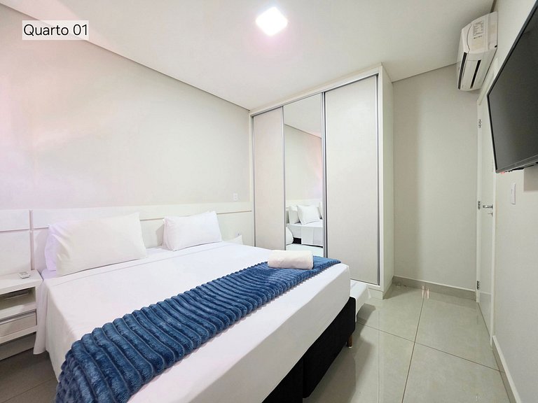 Apt Novíssimo 2 quartos em Ótima localização