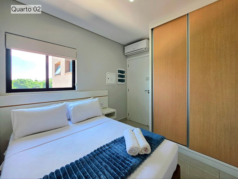 Apt Novíssimo 2 quartos em Ótima localização
