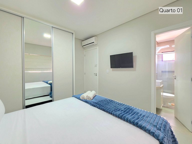 Apt Novíssimo 2 quartos em Ótima localização