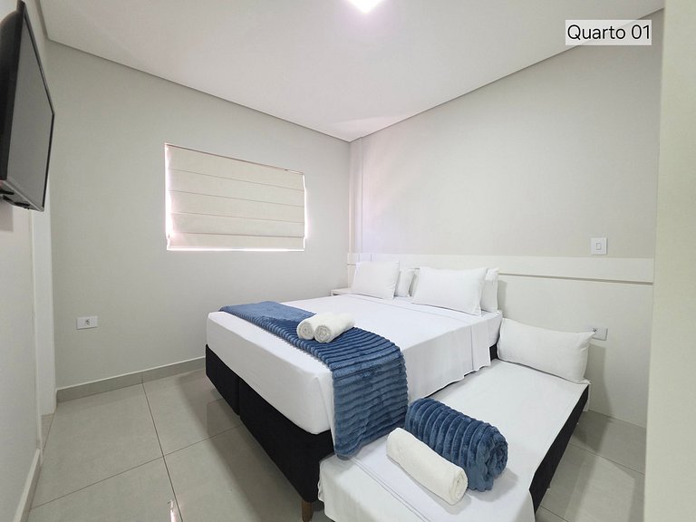 Apt Novíssimo 2 quartos em Ótima localização