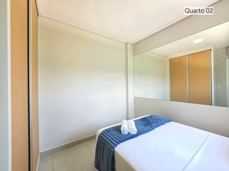 Apt Novíssimo 2 quartos em Ótima localização