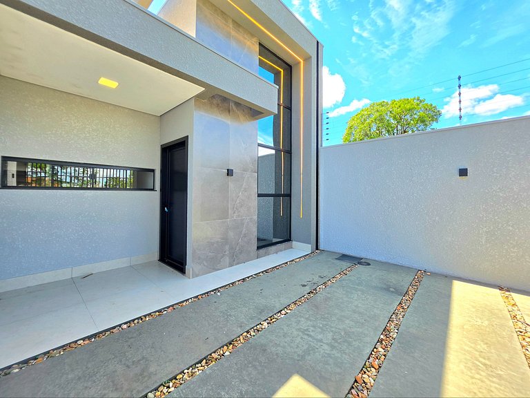 Casa Novíssima Aconchegante 10 min Centro