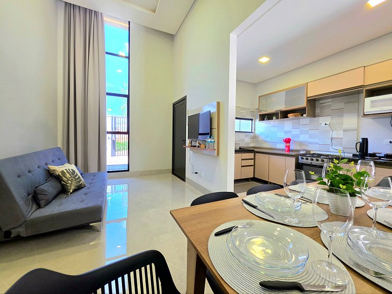 Casa Novíssima Aconchegante 10 min Centro