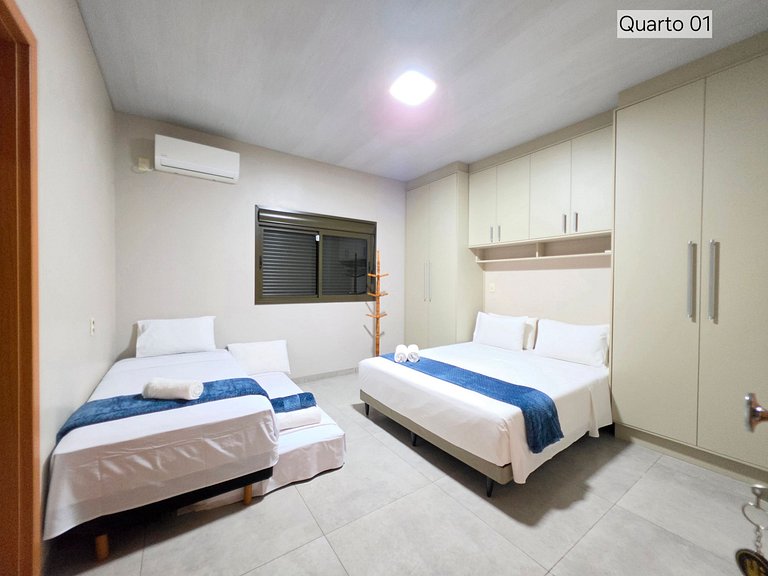 Casa para 8 Pessoas | Mesa de Sinuca 10 min Centro