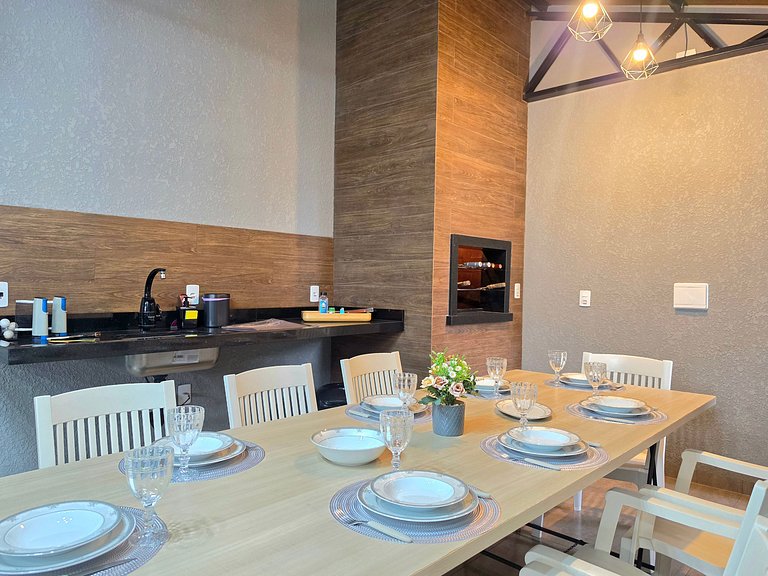 Casa para 8 Pessoas | Mesa de Sinuca 10 min Centro
