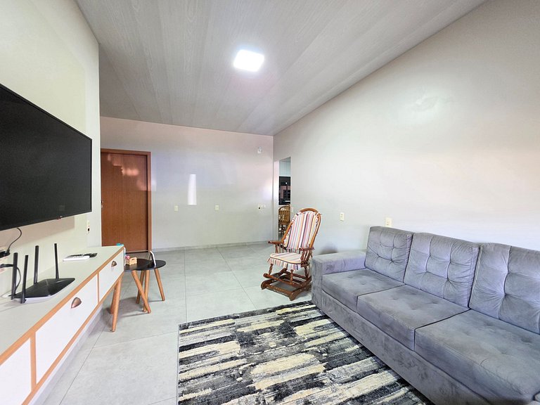 Casa para 8 Pessoas | Mesa de Sinuca 10 min Centro
