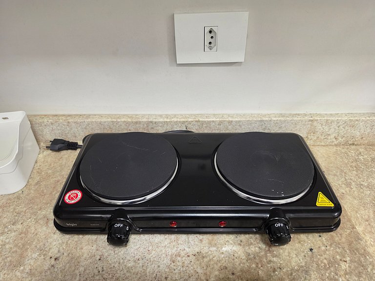 Studio no Coração de Foz com Garagem e Elevador