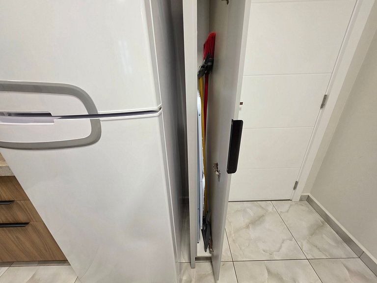 Studio no Coração de Foz com Garagem e Elevador