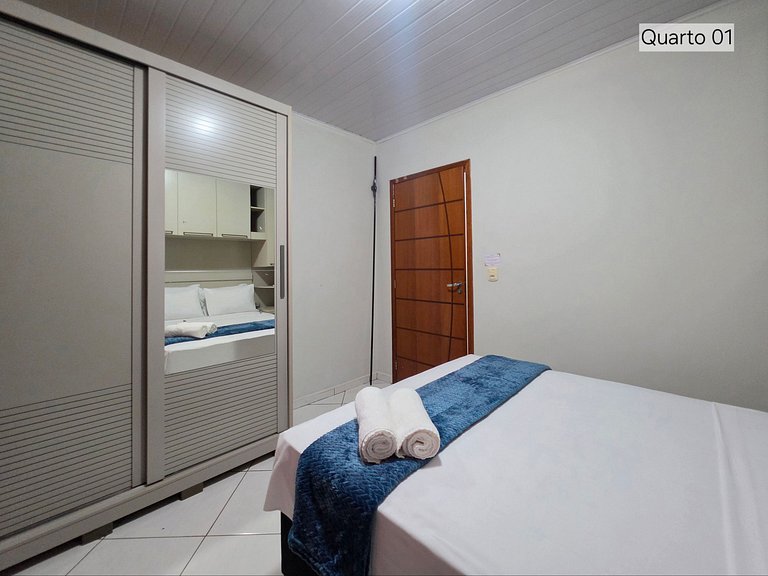 Casa Completa | 2 Quartos • Perto dos Atrativos