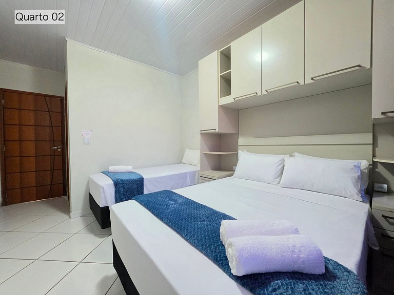 Casa Completa | 2 Quartos • Perto dos Atrativos
